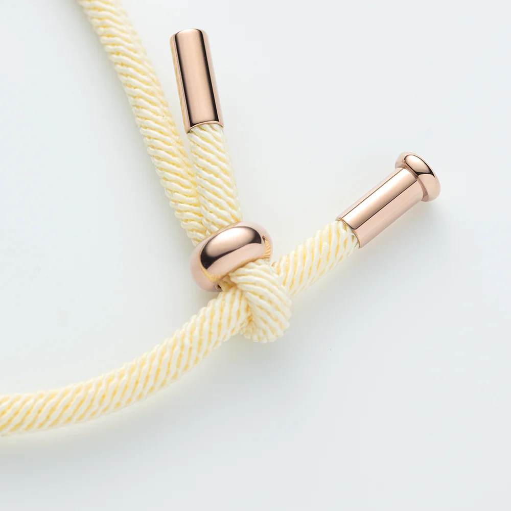 Vitamin Sea Engraved Bracelet Rose Gold Off White