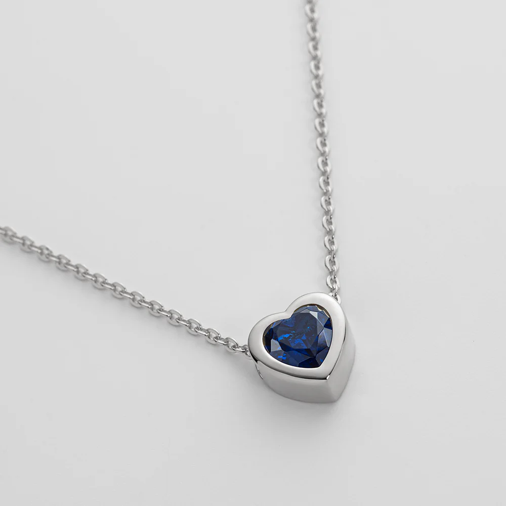 Heart of the Sea Mono Necklace Silver