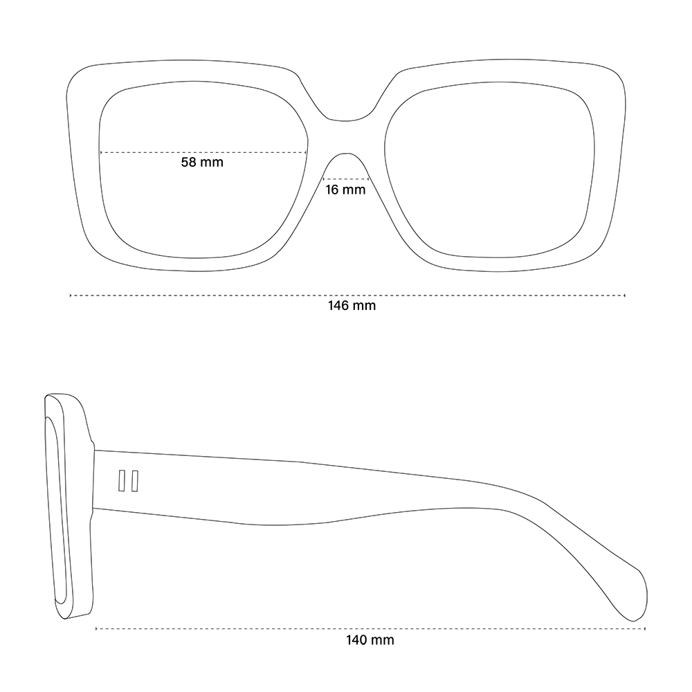 Southern Black Sunglasses