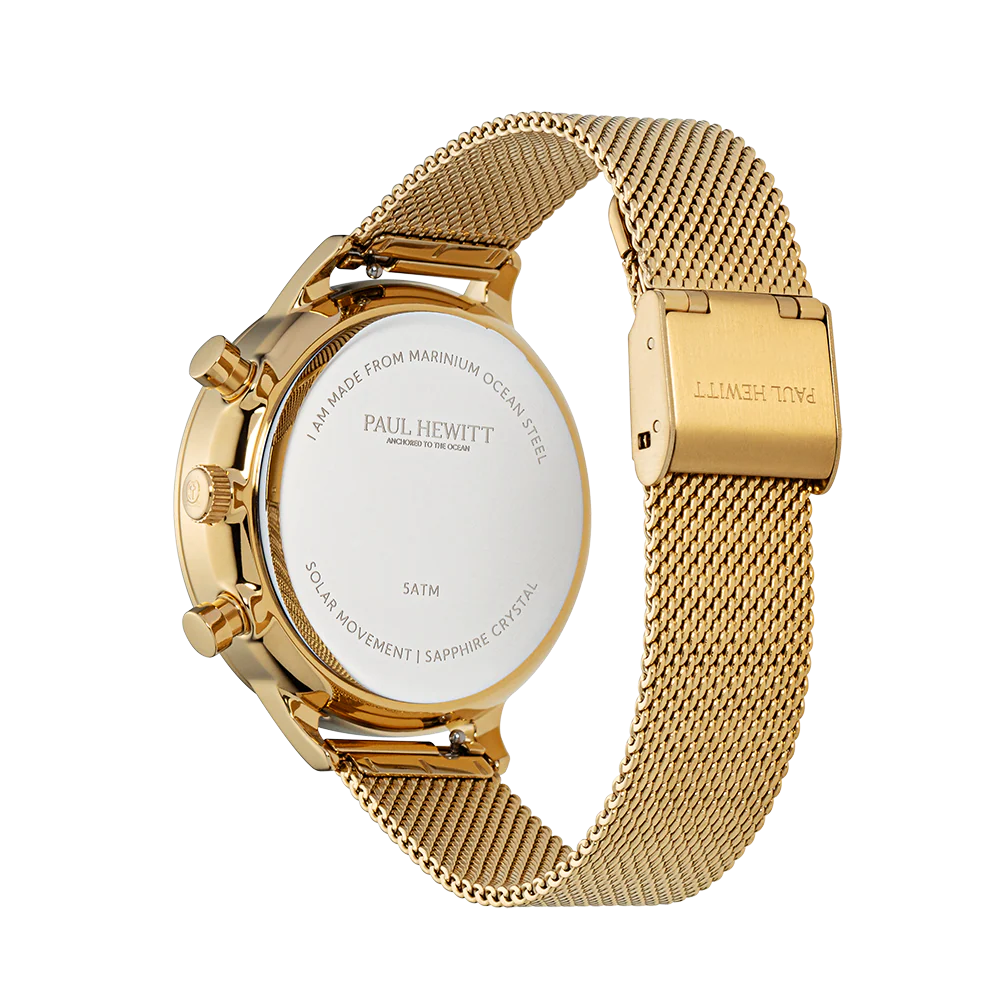 Oceanpulse watch gold black
