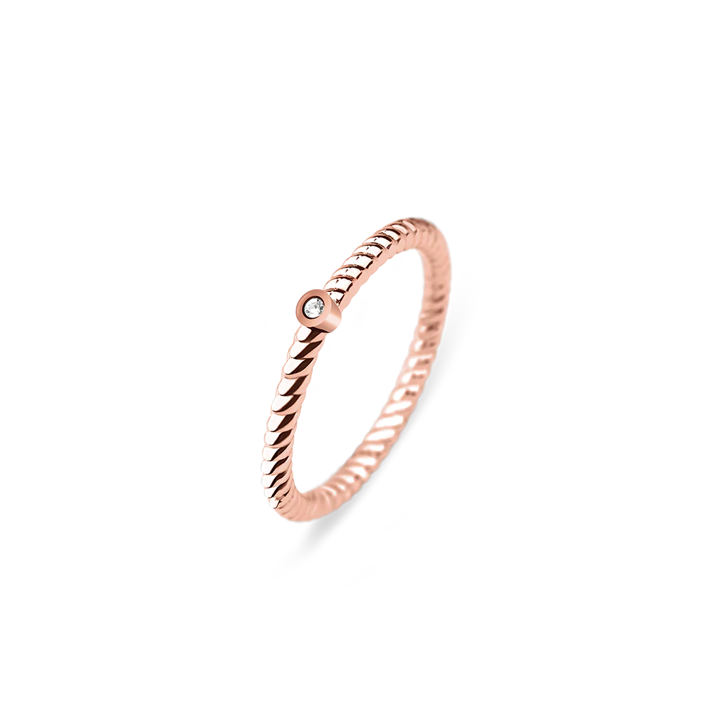 Ring North Star rose gold