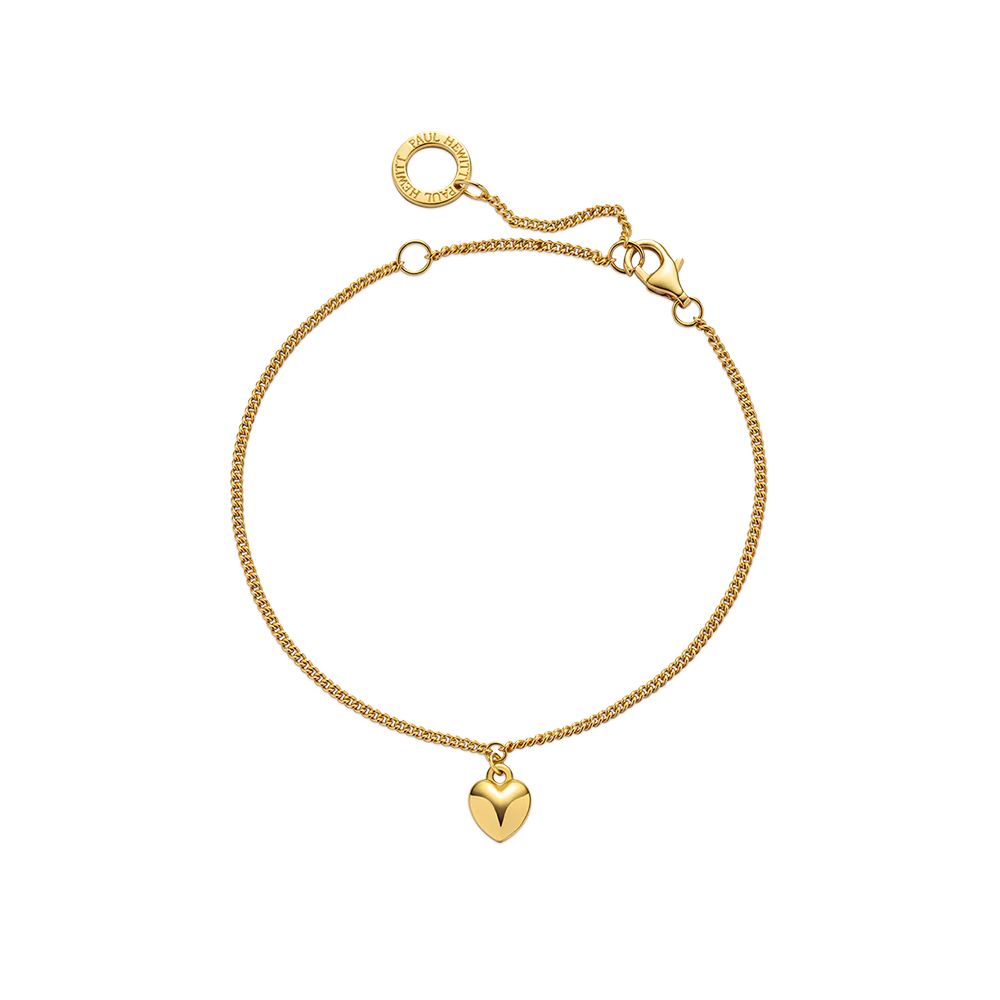Ocean Heart Bracelet Gold