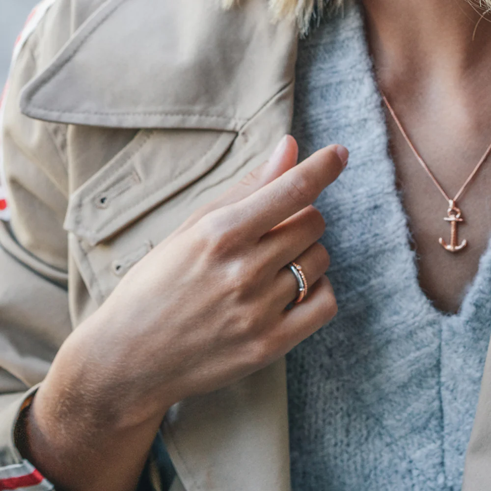 Ring Portside rose gold silver