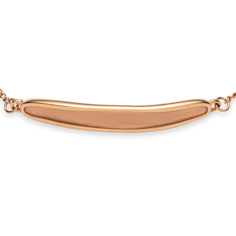 Engravable Plate Bracelet Rose Gold