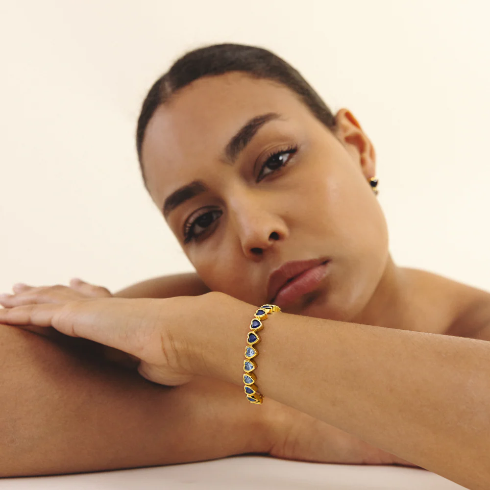 Heart of the Sea​ Rainbow Bracelet Gold