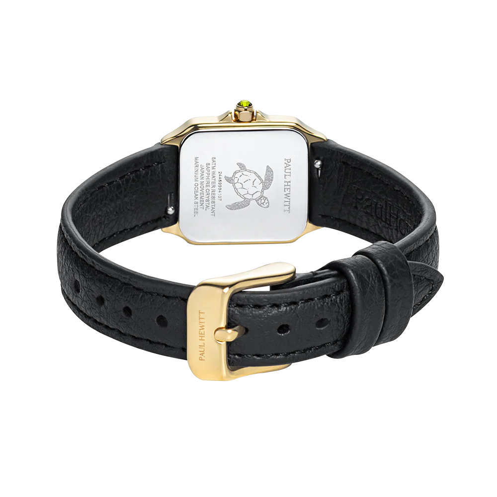 Petite Tortue white & gold