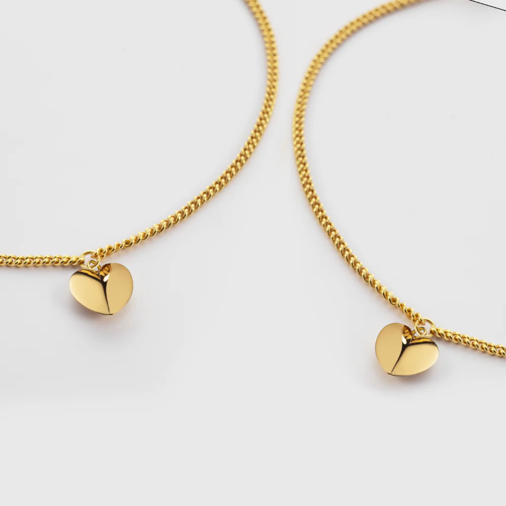 Ocean Heart Mama Set Gold