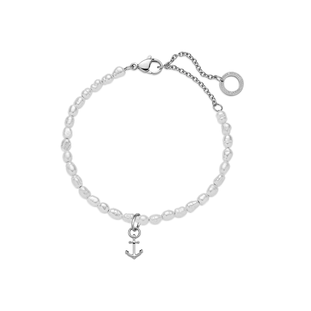Pearl bracelet silver
