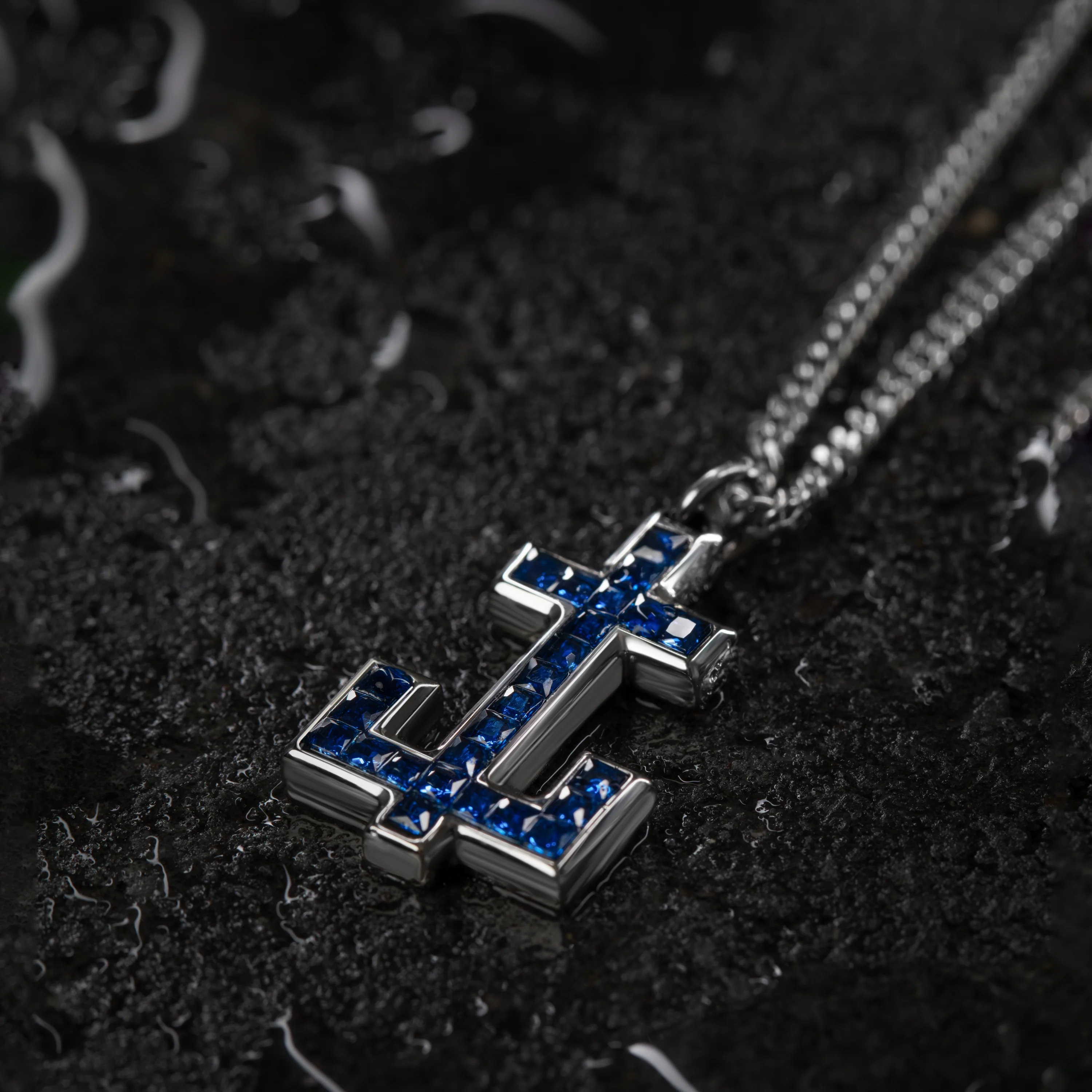 Men's Anchr Necklace Silver