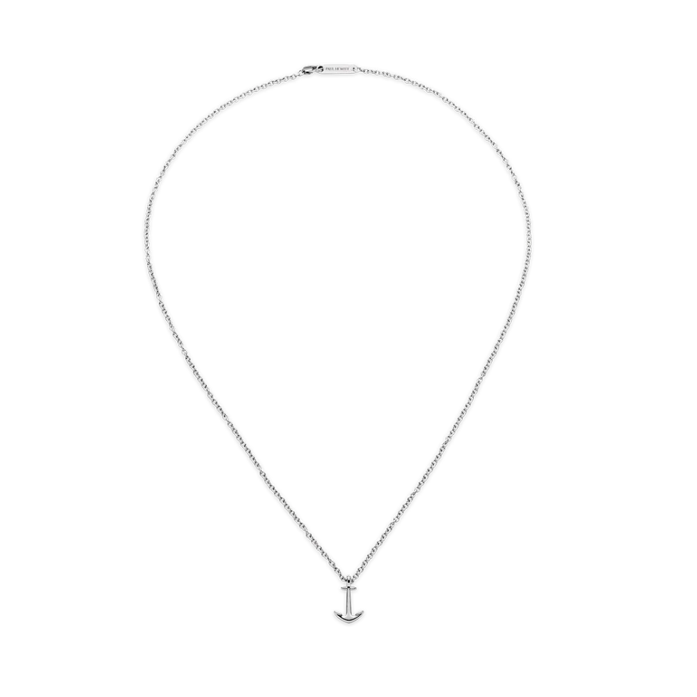 Men's Anchor necklace silver