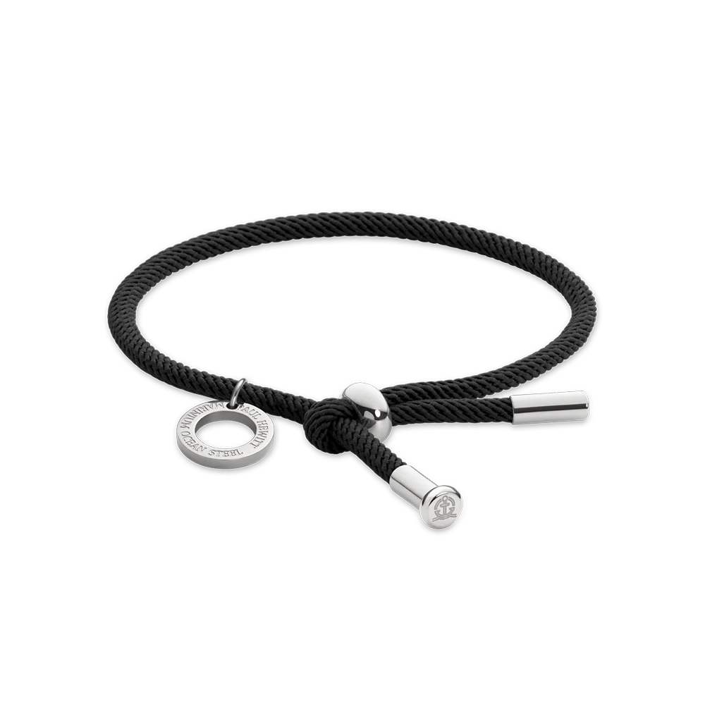 Vitamin Sea Bracelet Silver Black