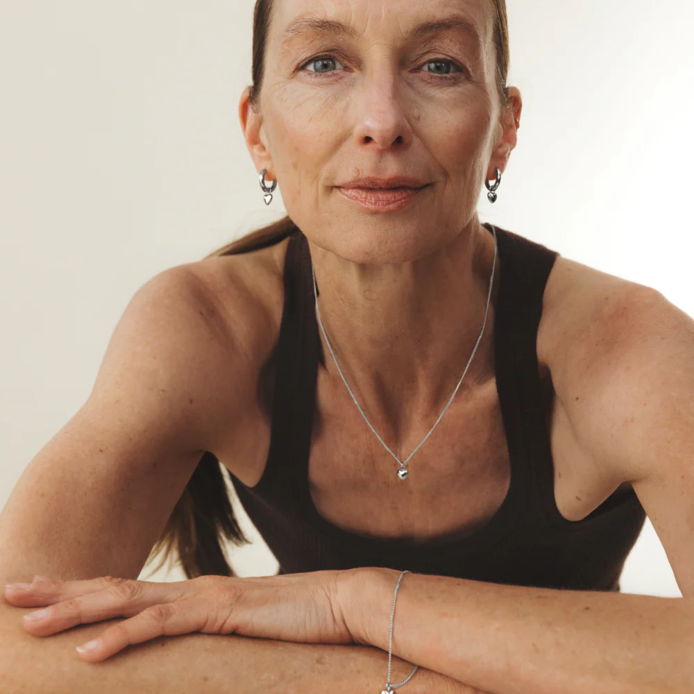 Ocean Heart Necklace Gold