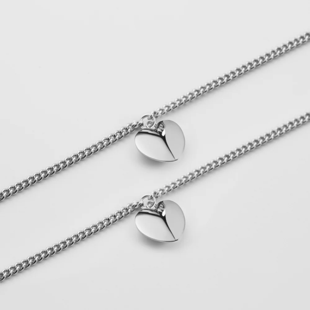 Ocean Heart Mama Set Silver