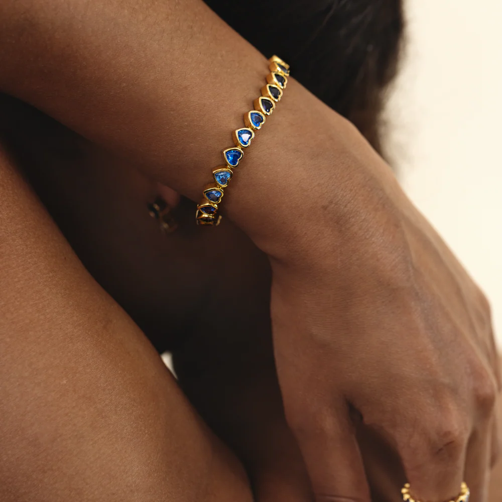 Heart of the Sea​ Rainbow Bracelet Gold