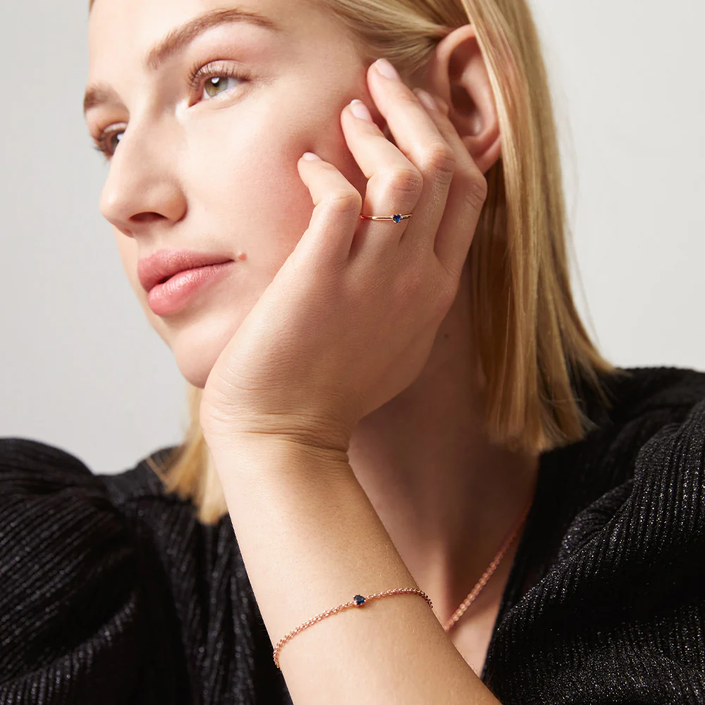 Heart of the Sea bracelet rose gold