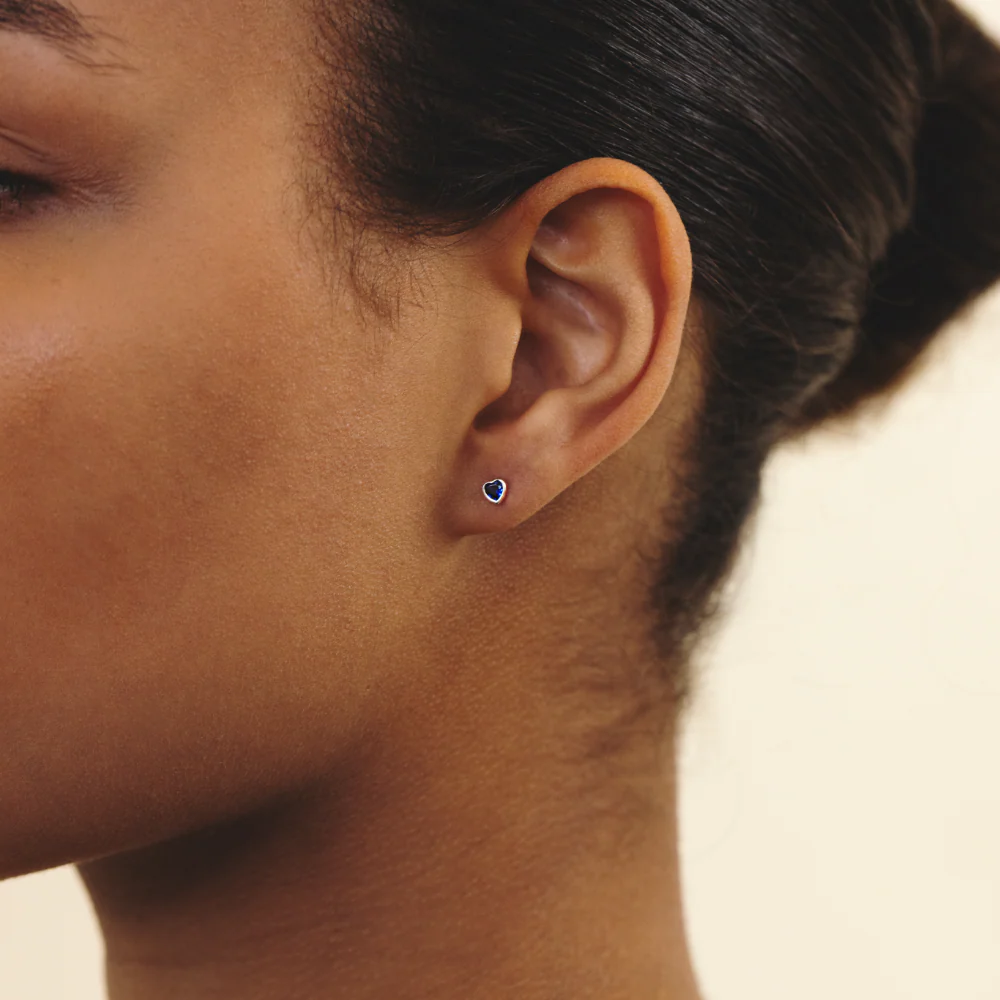 Heart of the Sea Mono Earring Silver