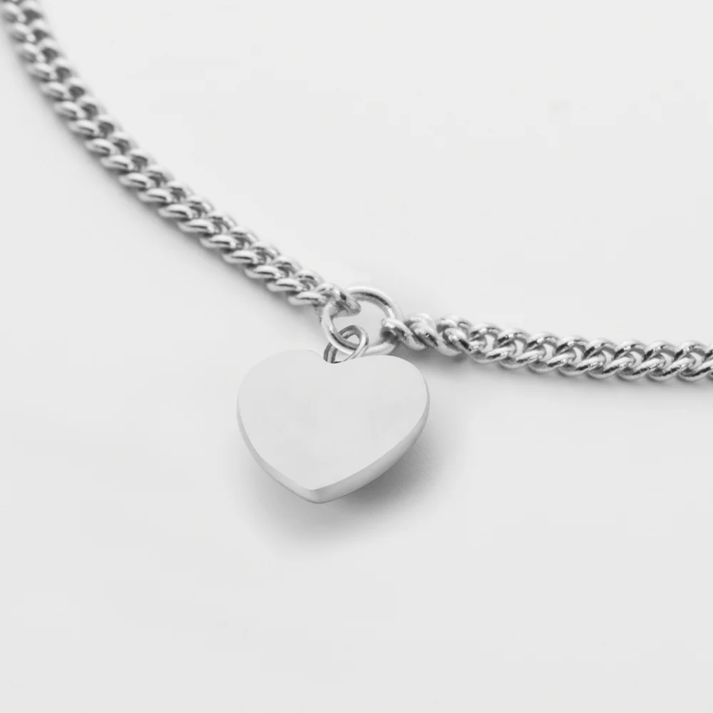 Ocean Heart Bracelet Silver