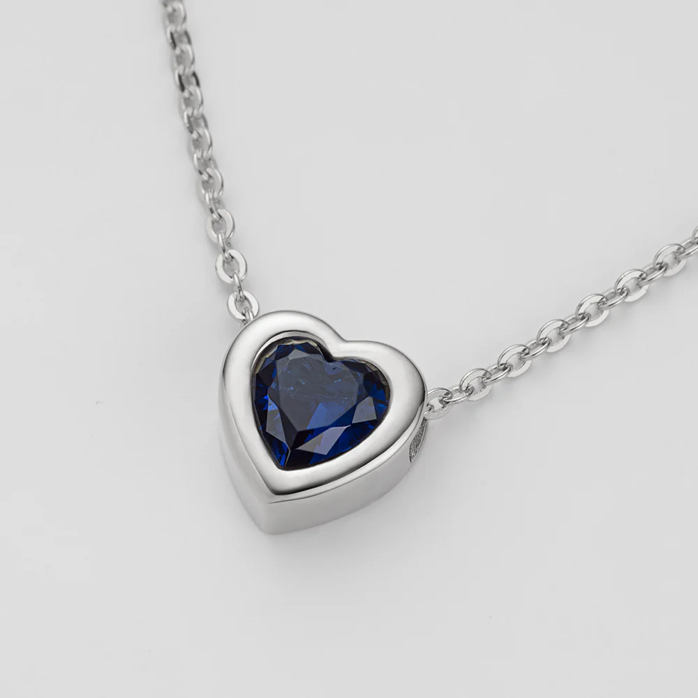 Heart of the Sea Mono Necklace Silver