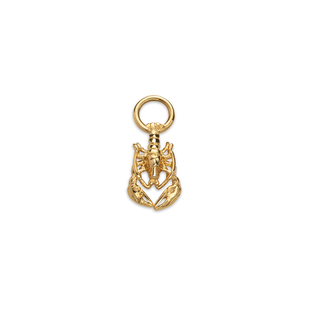 Lobster Charm Gold