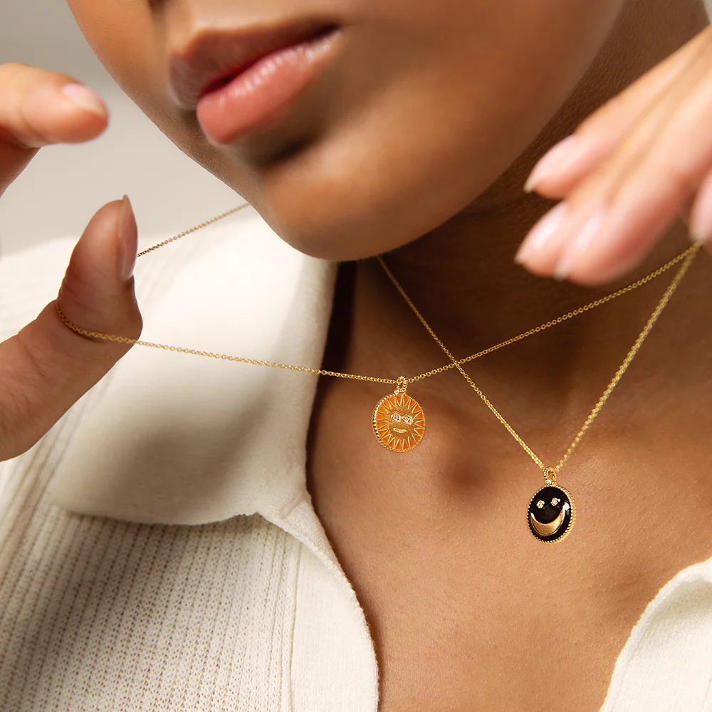 SuMoS Necklace Gold bright orange