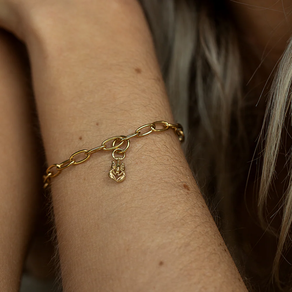 Lobster Charm Gold