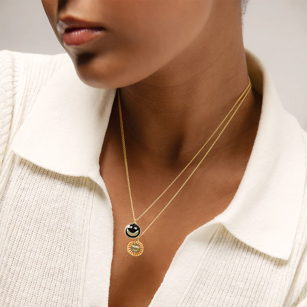 SuMoS Necklace Gold night black