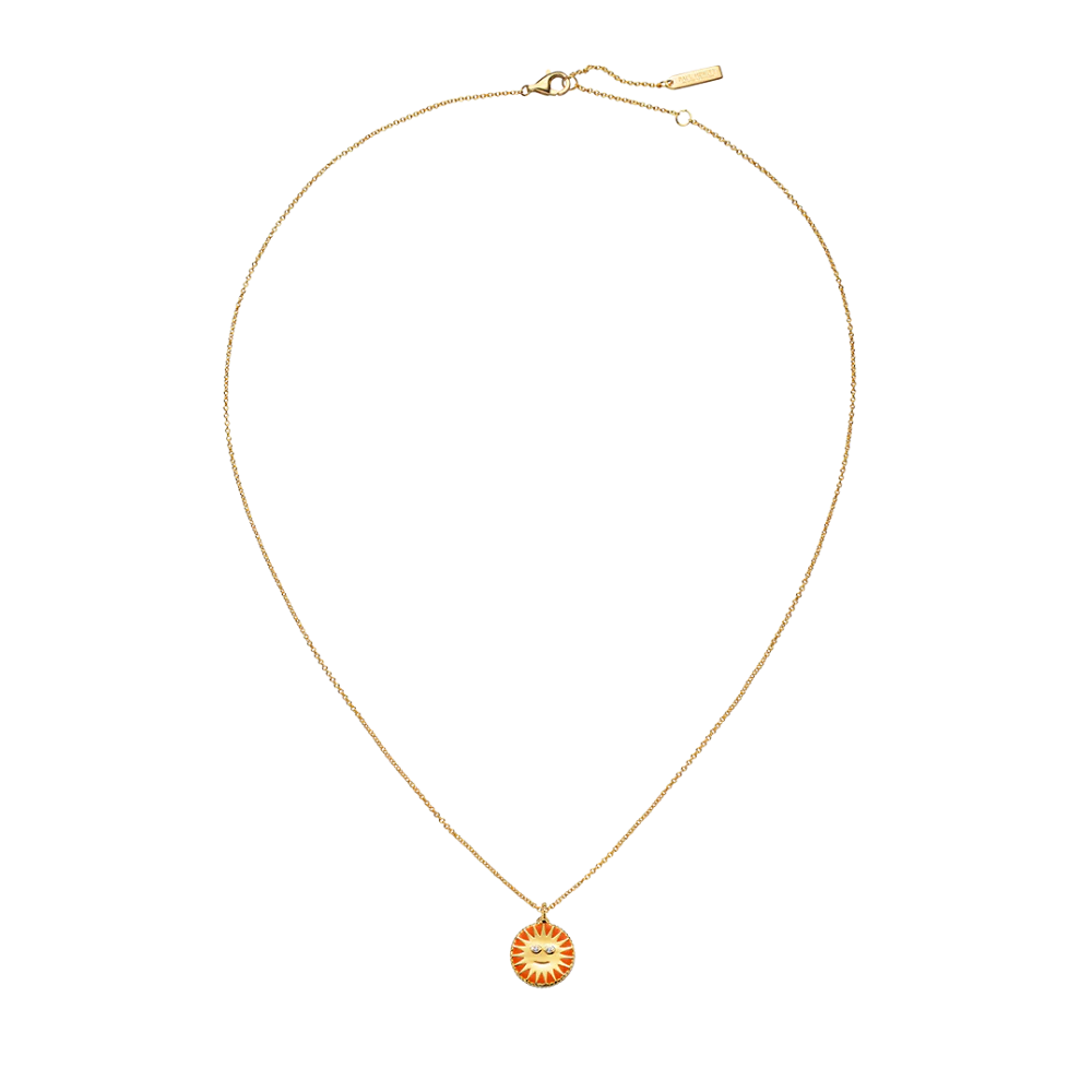 SuMoS Necklace Gold bright orange