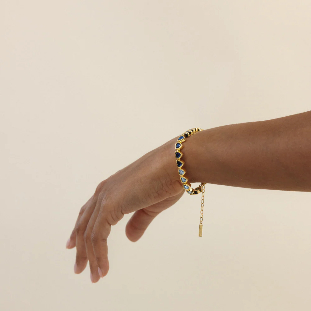 Heart of the Sea​ Rainbow Bracelet Gold