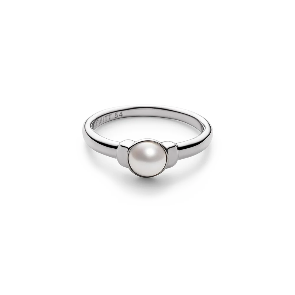 Ocean Pearl Ring Silver