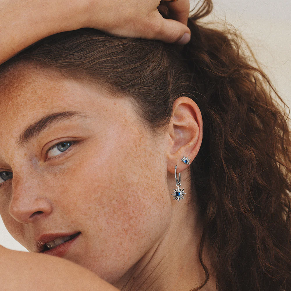 Aurora Hoops Earring Silver