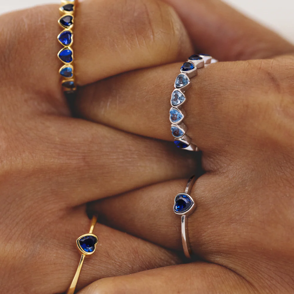 Heart of the Sea Mono Ring Gold