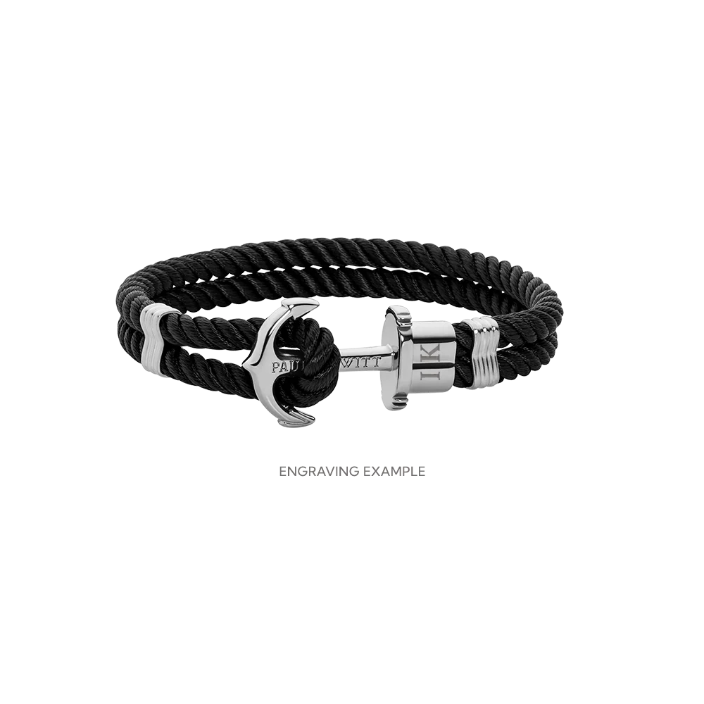PHREP Bracelet Silver Black