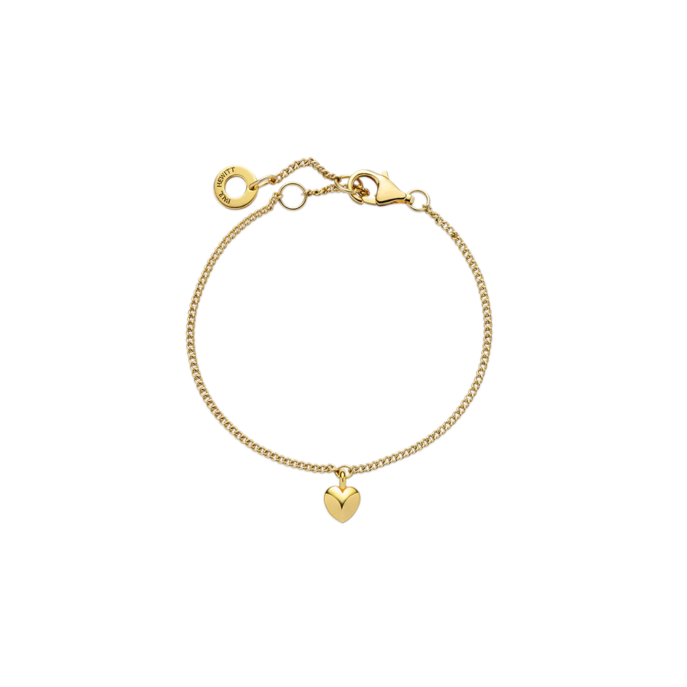 Ocean Heart Mini Bracelet Gold