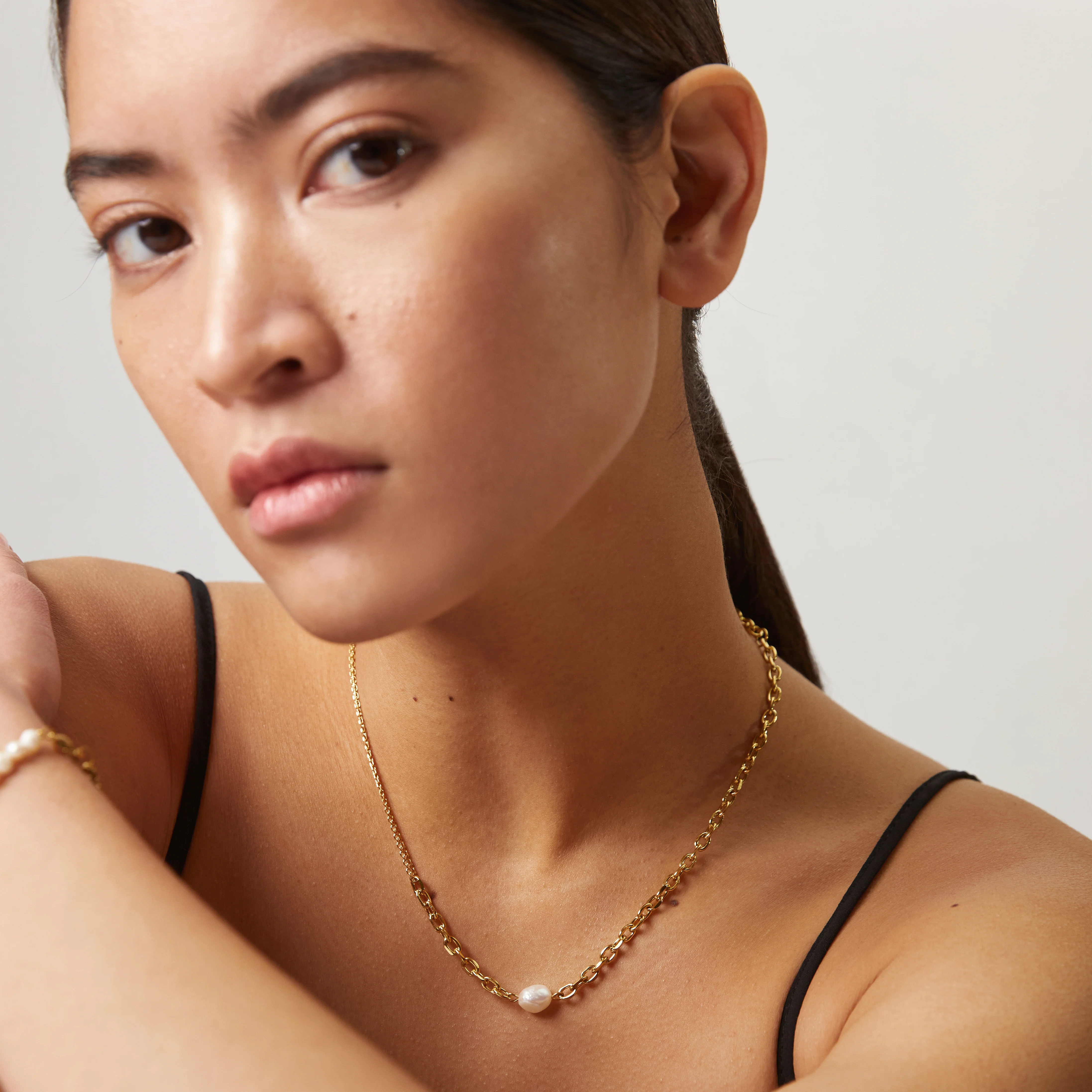 Treasures of the Sea Duo Necklace Gold