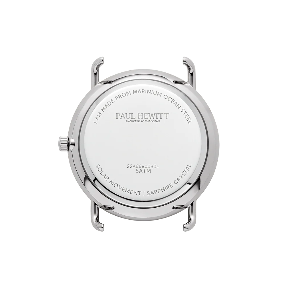 Sailor 39 mm watch silver blue