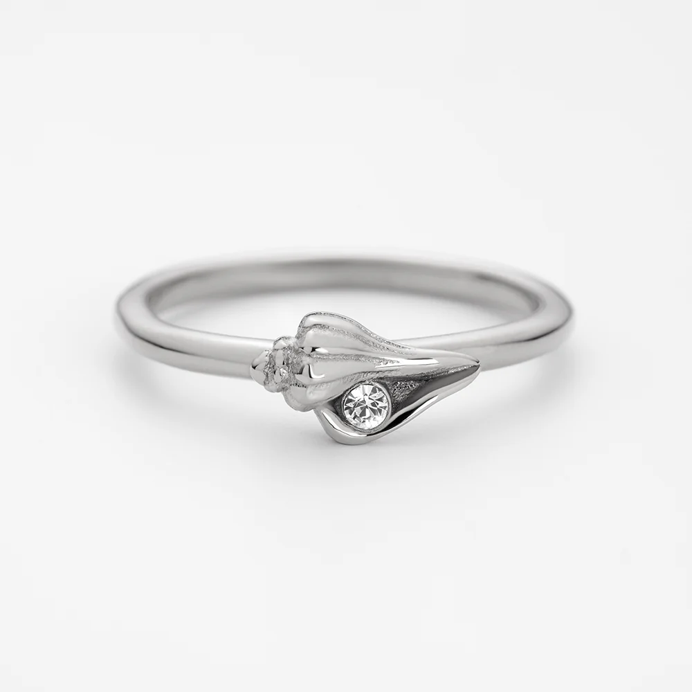 Sea Shell Ring Silver