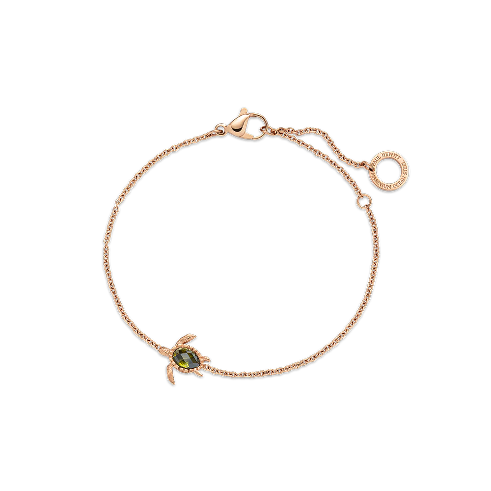 Turtle Mono Bracelet Rose Gold
