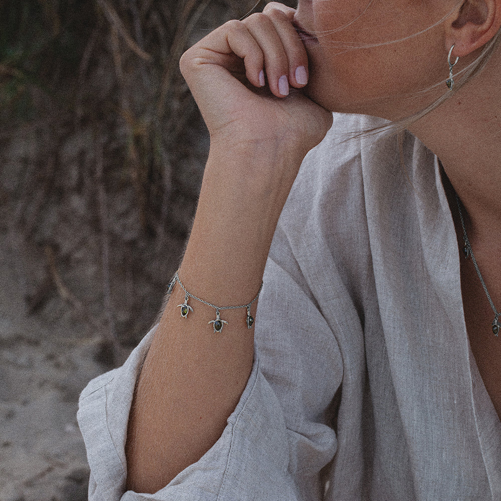 Turtle Bracelet Silver