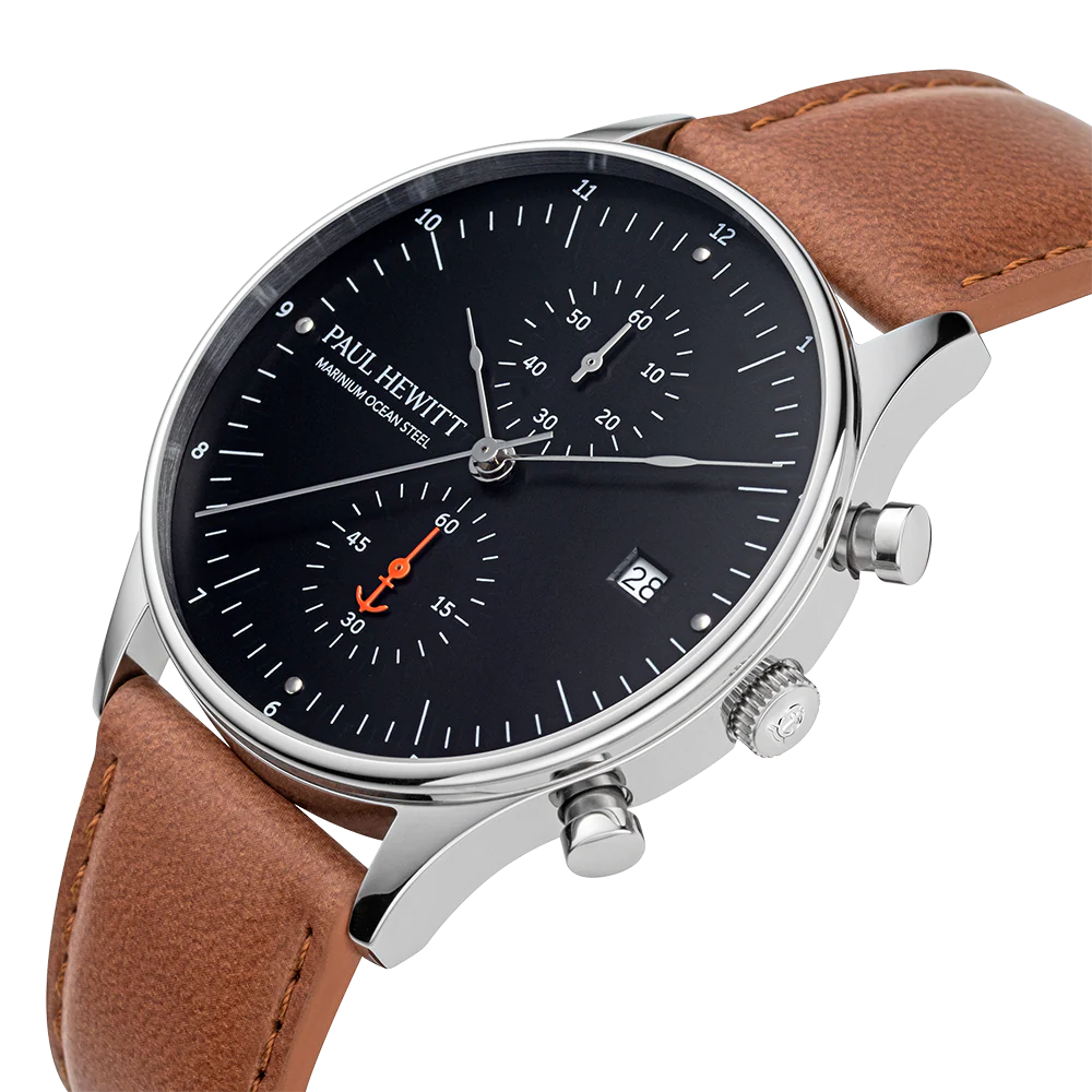 Chrono Quartz Leather brown