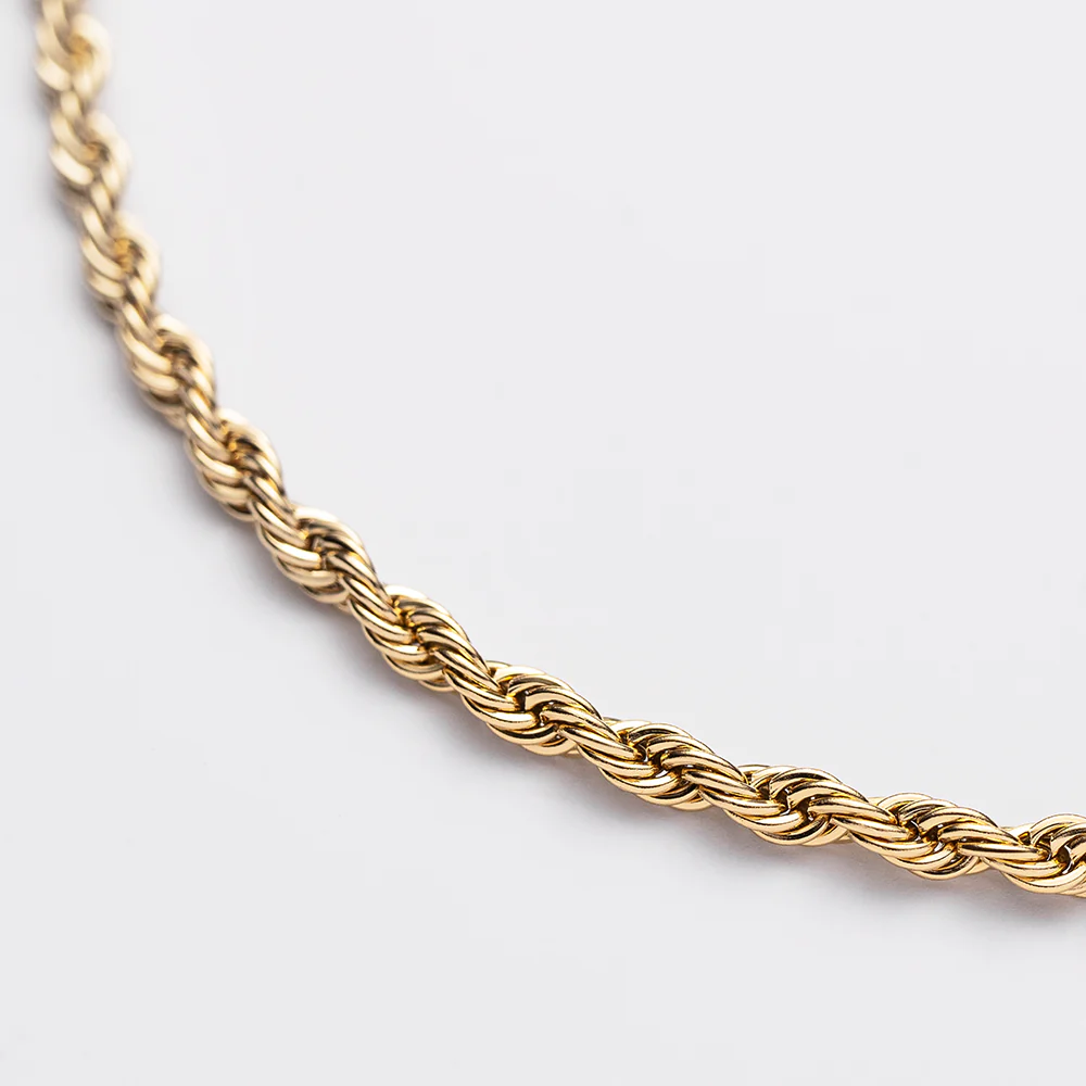 Rope Chain Bracelet Gold