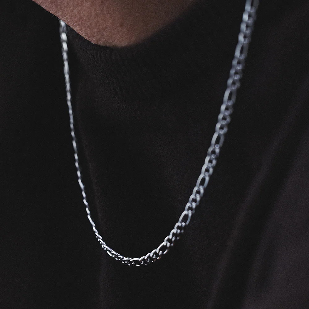 Men's Cuban Necklace Silver