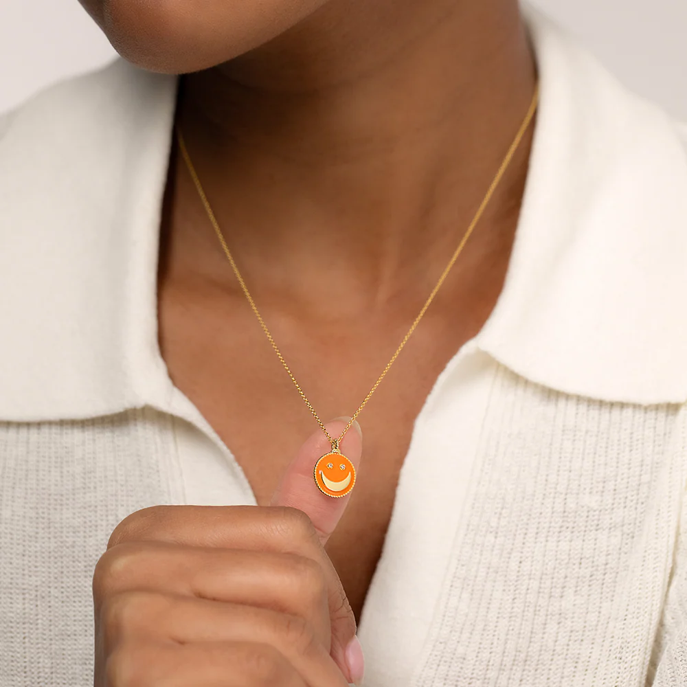 SuMoS Necklace Gold bright orange