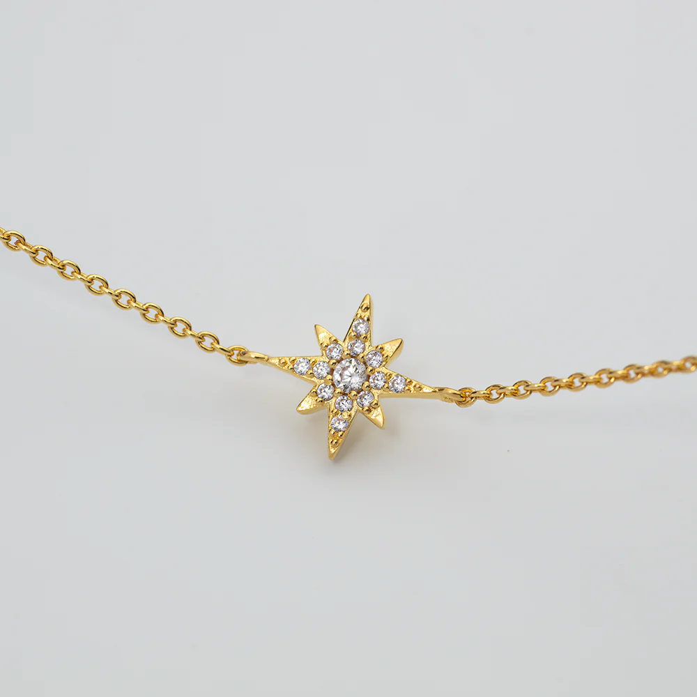 Windrose Mono Bracelet Gold