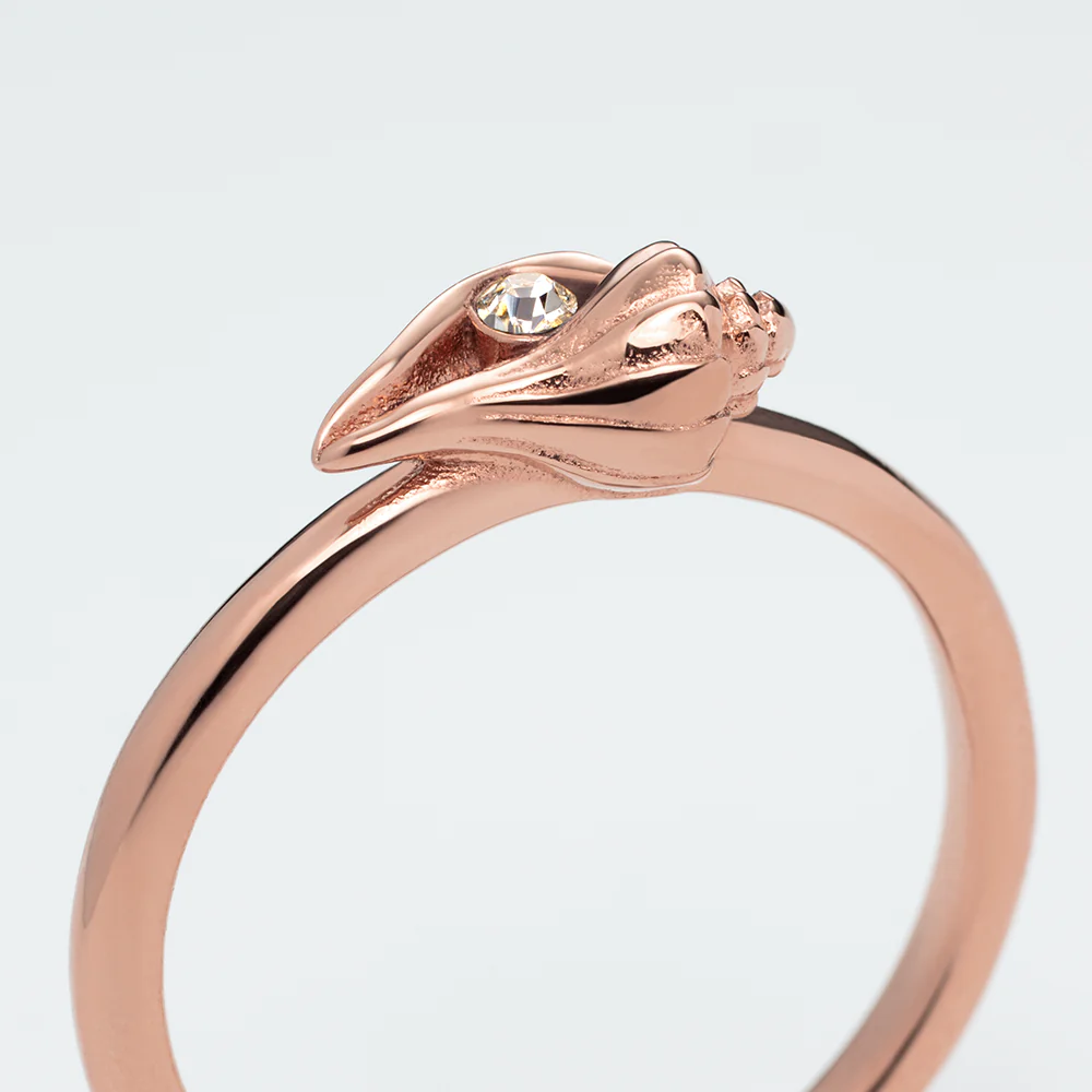 Sea Shell Ring Rose Gold