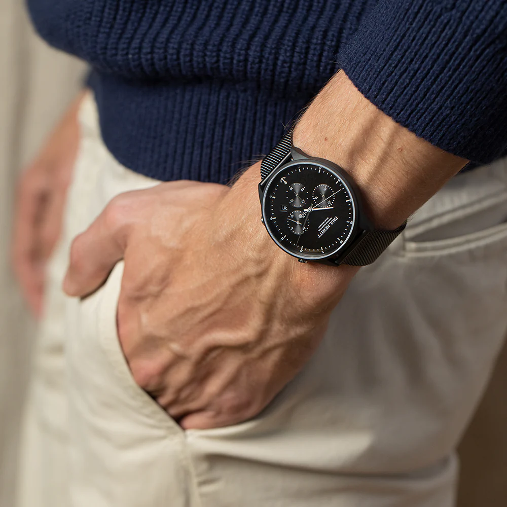 Chrono watch black