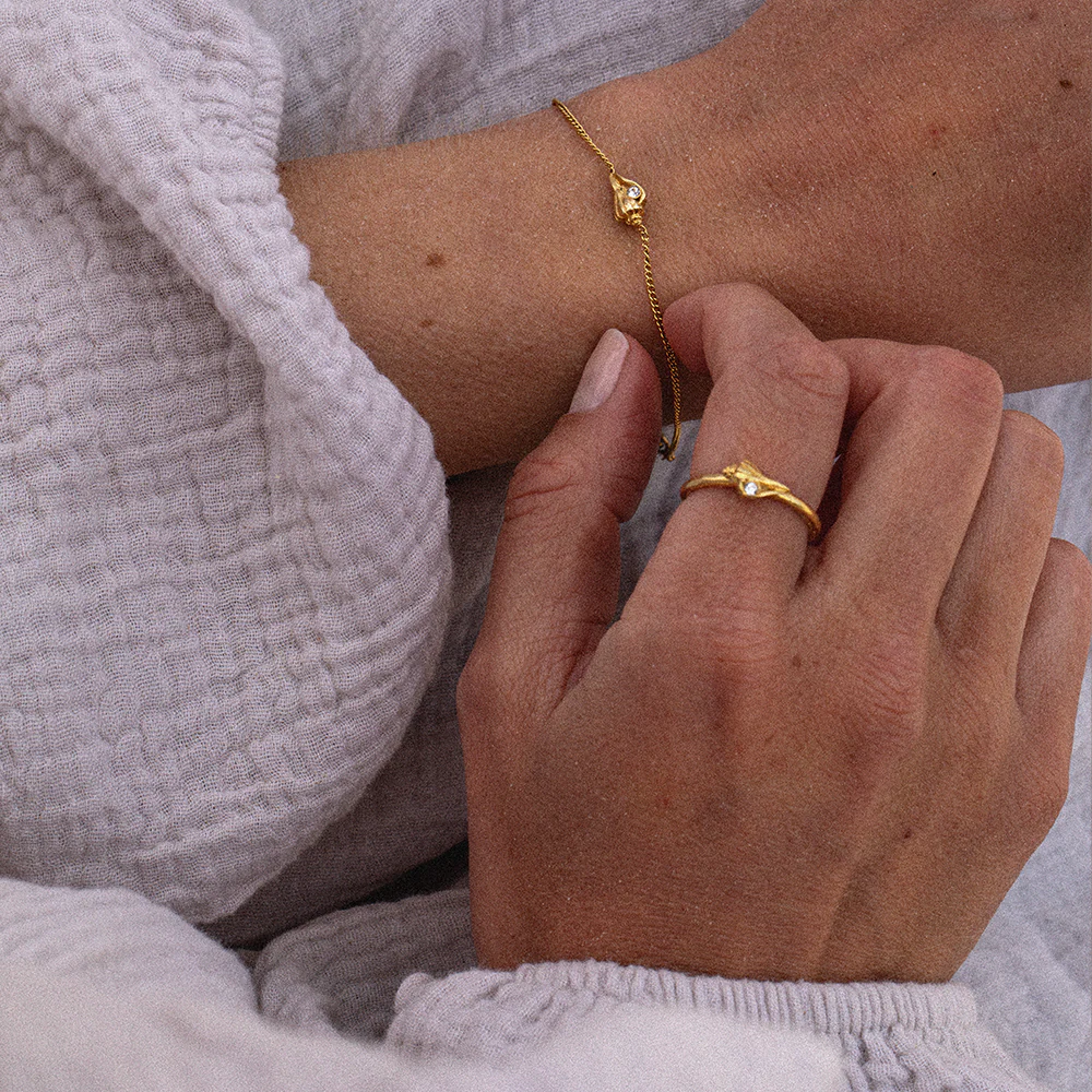 Sea Shell Ring Gold