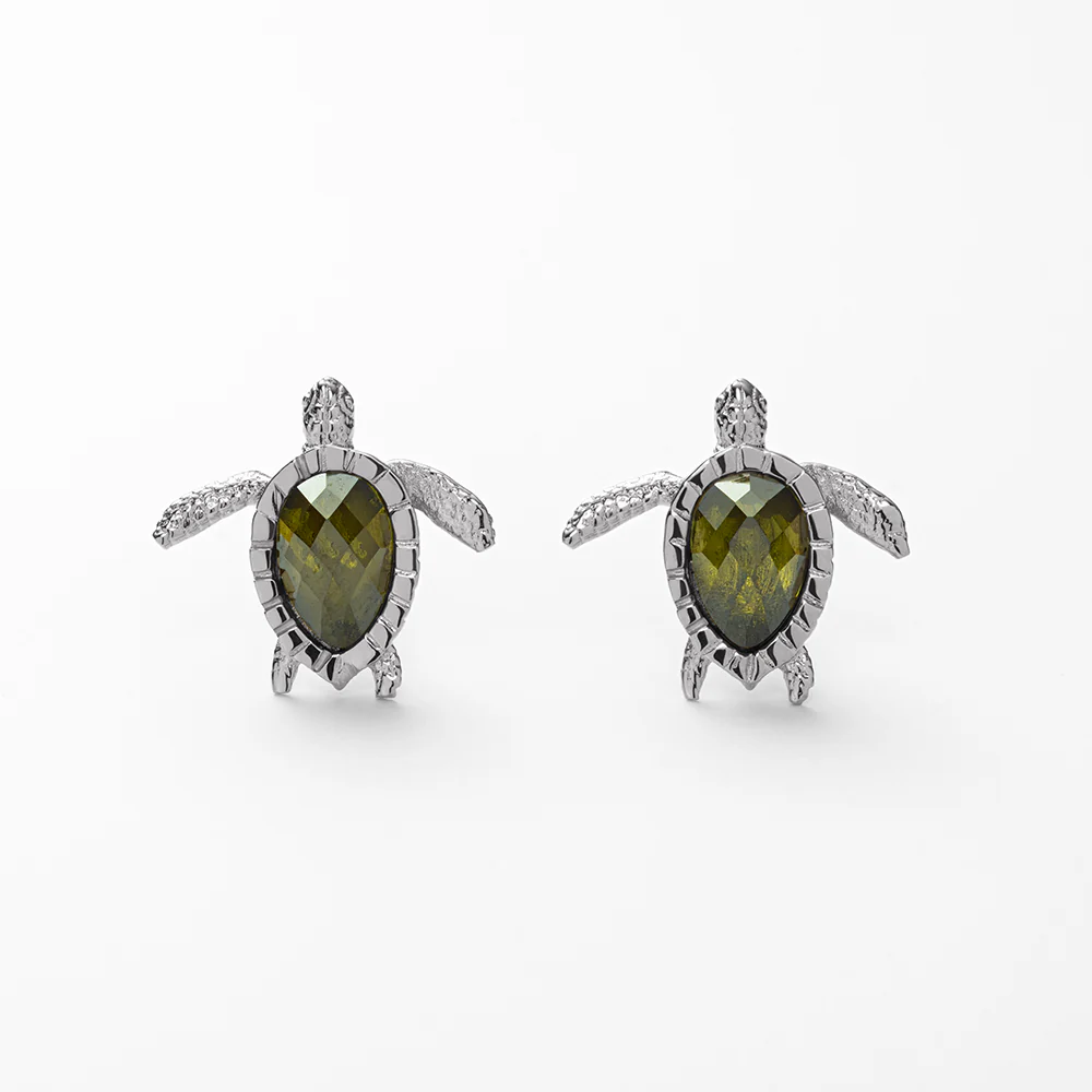 Turtle Earring Silver