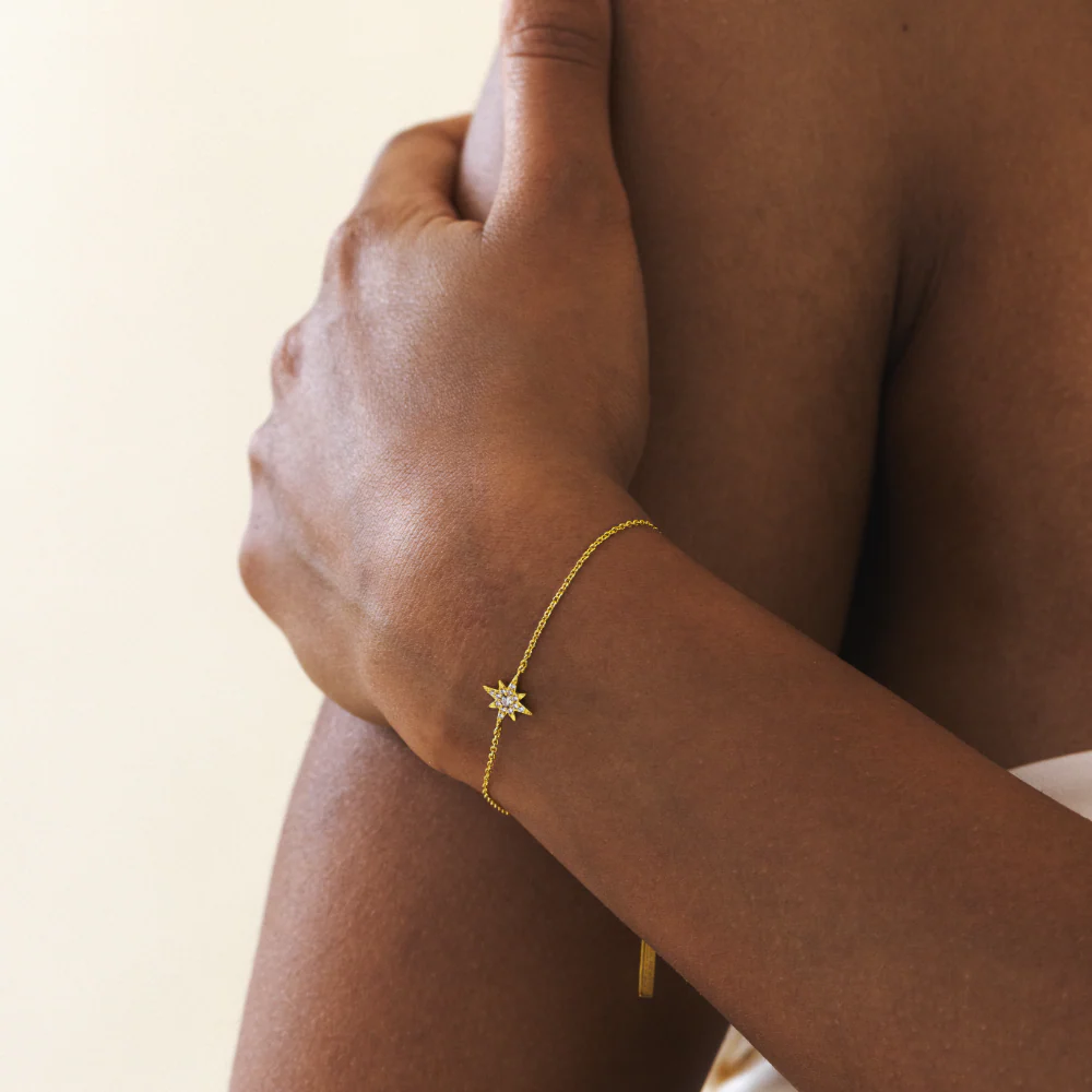 Windrose Mono Bracelet Gold
