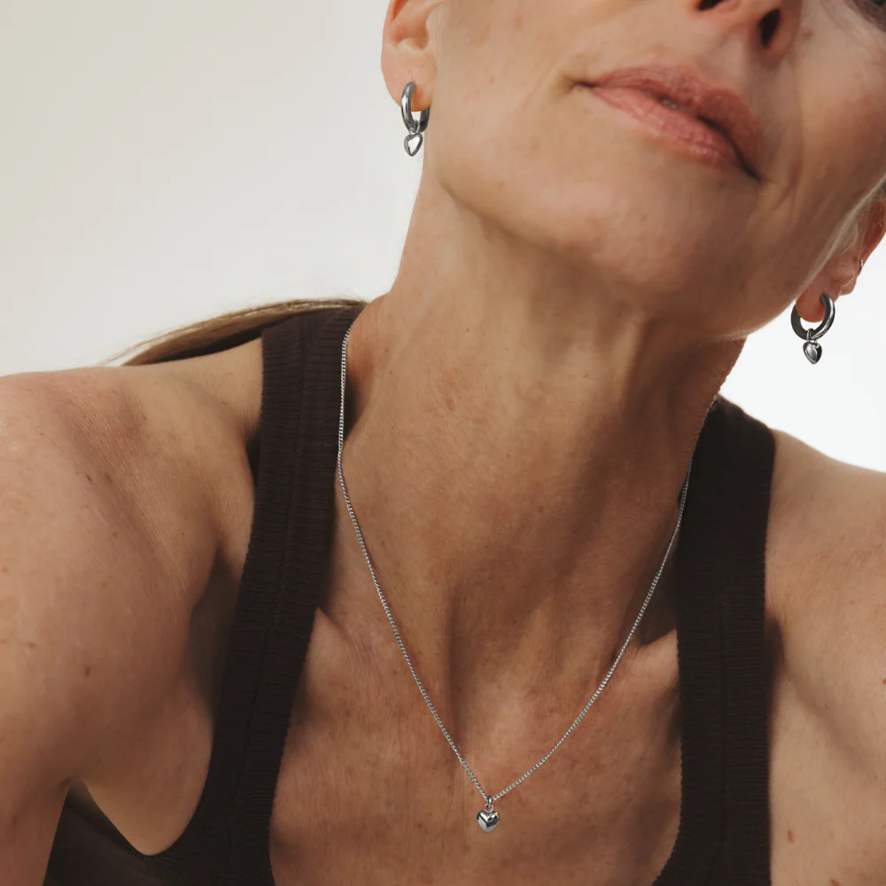 Ocean Heart Necklace Gold