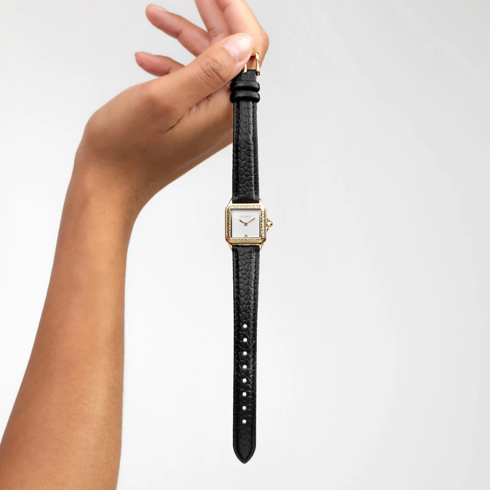 Petite Tortue white & gold